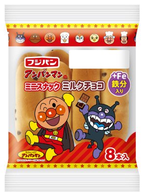 アンパンマンのミニスナックミルクチョコ