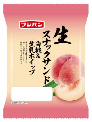 生スナックサンド白桃＆生乳ホイップ