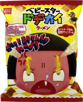 ベビースタードデカイラーメンチコちゃん粗挽きウィンナー味