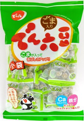 ごま入りでん六豆