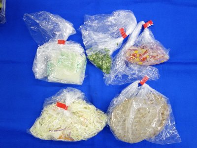 彩り野菜のおろしハンバーグ