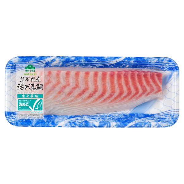 熊本県産ASC認証活〆真鯛(養殖)