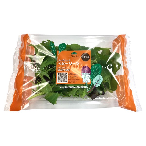 熊本県産 オーガニックベビーリーフ