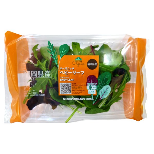 福岡県産 オーガニックベビーリーフ
