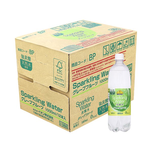 強炭酸 天然水使用炭酸水グレープフルーツ