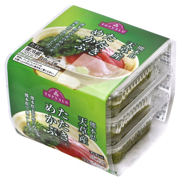 熊本県天草産 たたきめかぶ たれ付