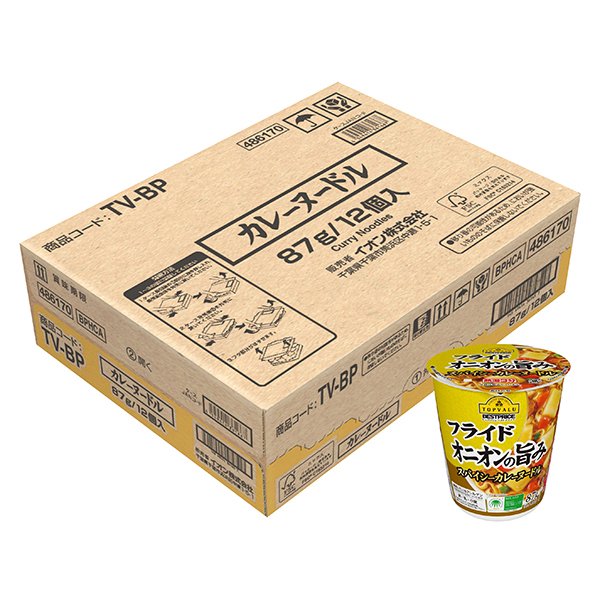 フライドオニオンの旨みスパイシーカレーヌードル <ケース>