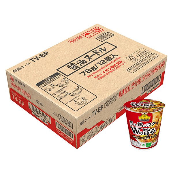 豚&鶏のコク Wの旨みコクとキレのしょうゆヌードル<ケース>