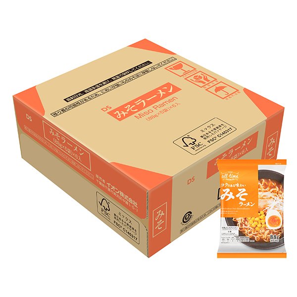 オールタイムヌードル コクのある味わい みそラーメン