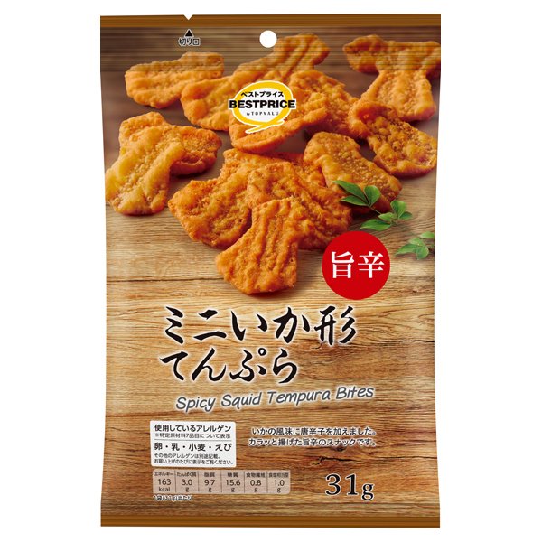 ミニいか形てんぷら旨辛