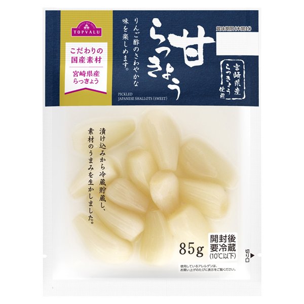 TV_トップバリュ宮崎県産甘らっきょう85g