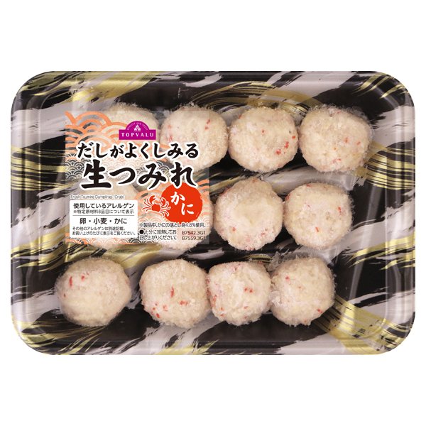 だしがよくしみる生つみれ かに