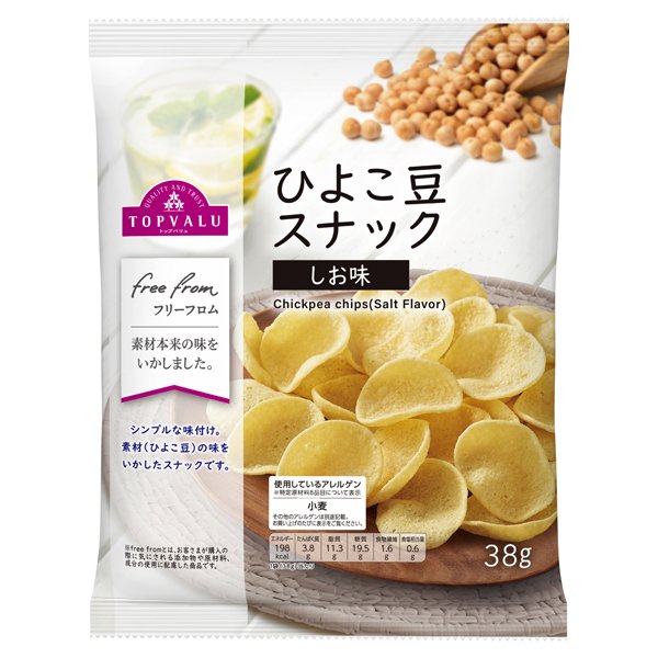 フリーフロム ひよこ豆スナック しお味