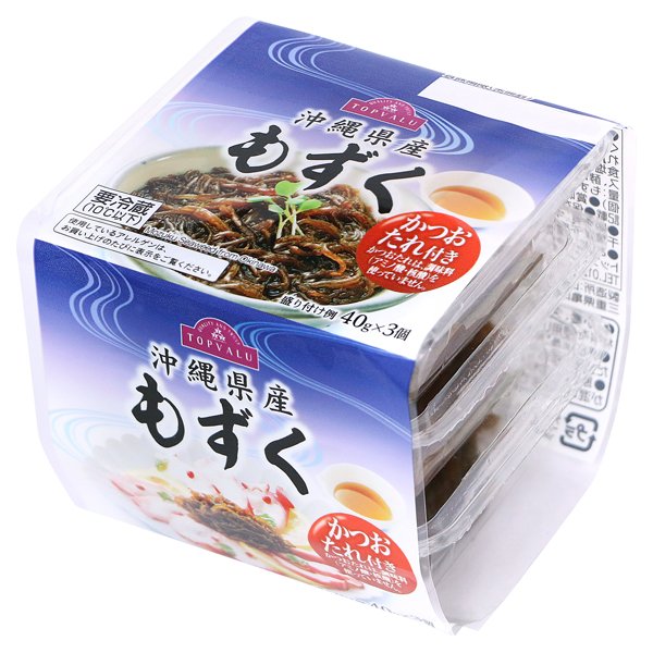 かつおタレがついたもずく(沖縄県産)