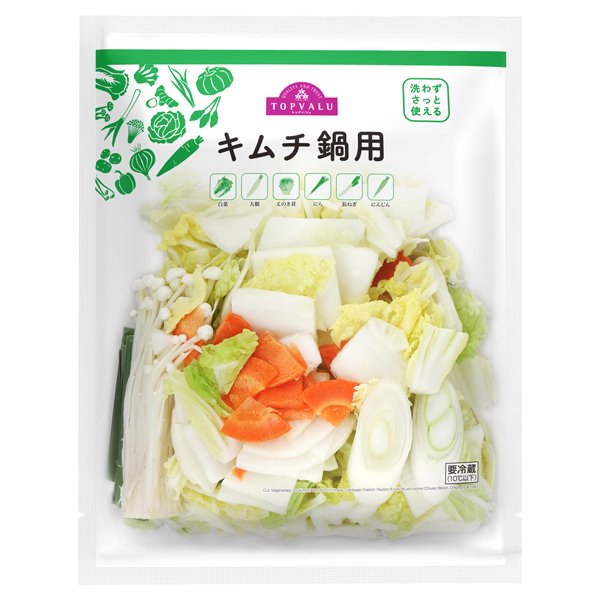 洗わずさっと使える キムチ鍋用