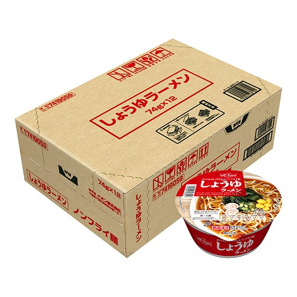 オールタイムヌードル コシのあるもっちりとしたノンフライ麺 しょうゆラーメン