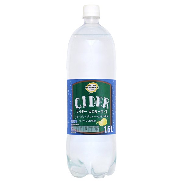 TVBPサイダー カロリーライト1500ml