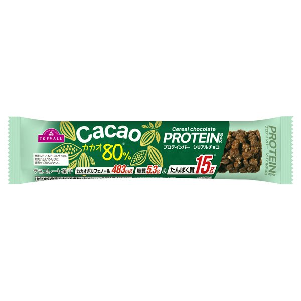 プロテインバー シリアルチョコ カカオ80%