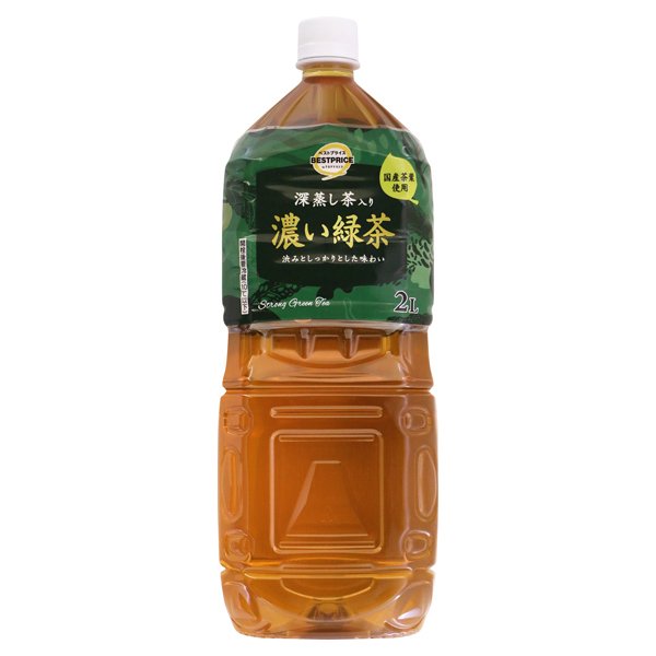 深蒸し茶入り 濃い緑茶