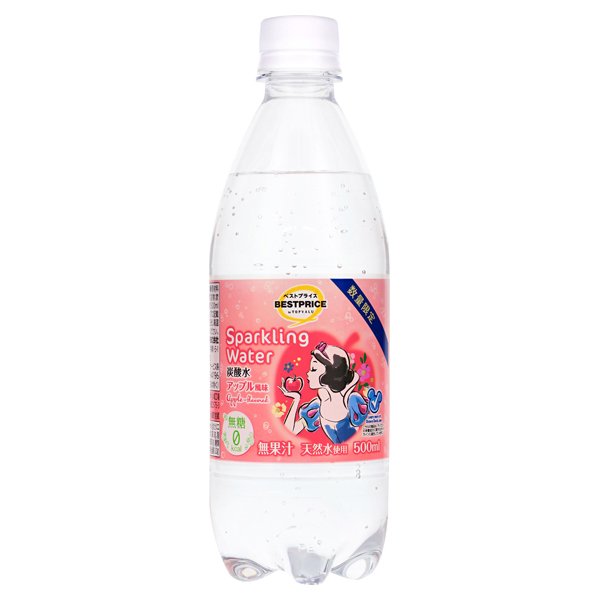 ディズニー 炭酸水 アップル風味