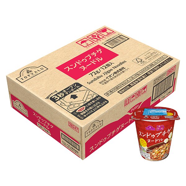 おいしく食べて栄養もとれる スンドゥブチゲヌードル<ケース>