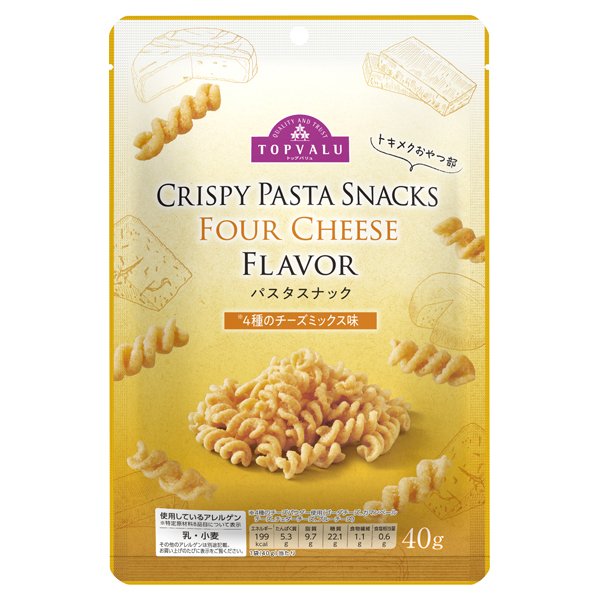 パスタスナック 4種のチーズミックス味