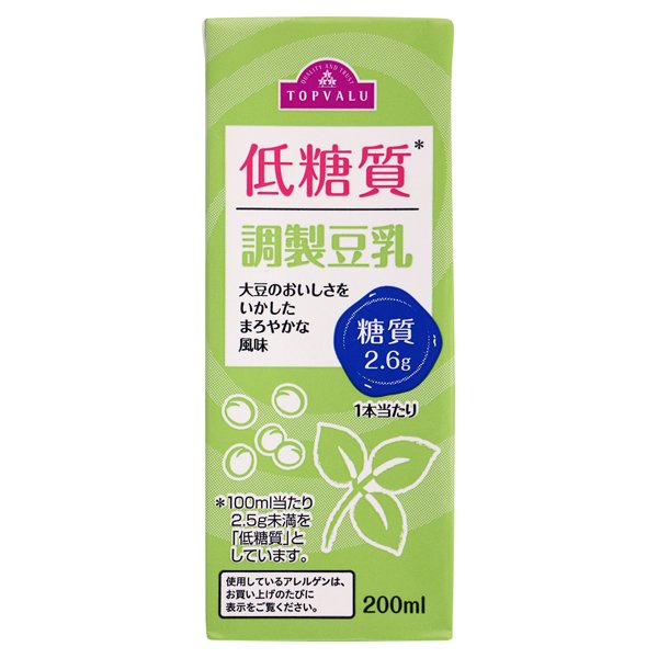 低糖質 調製豆乳