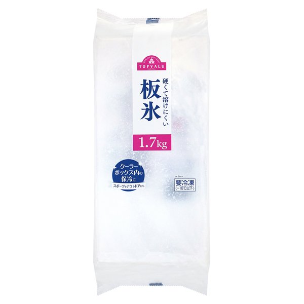 硬くて溶けにくい板氷