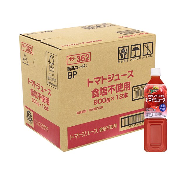 完熟トマト14個分トマトジュース食塩不使用 <ケース>